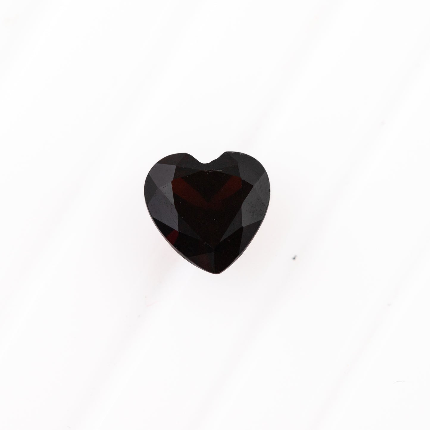 1.27ct Dark Garnet - Heart Cut