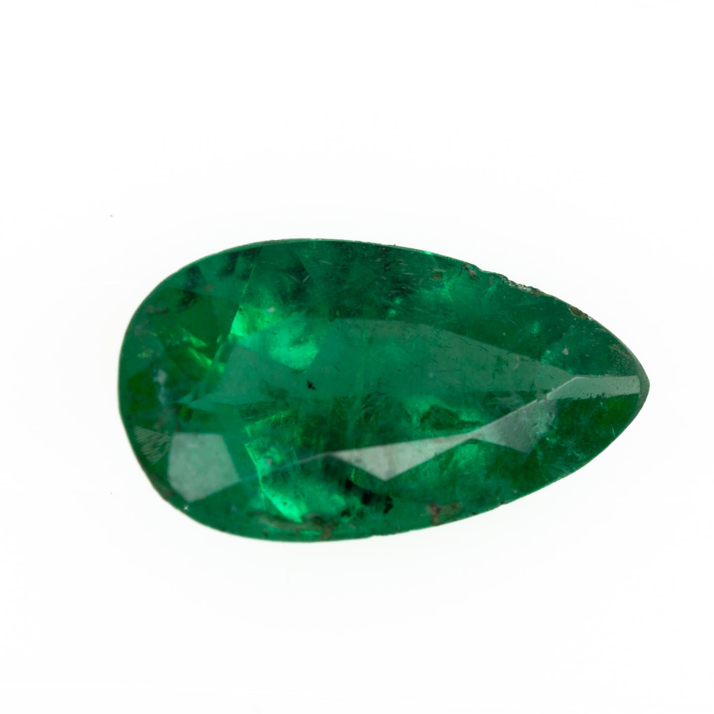 0.65ct Emerald - Pear Cut