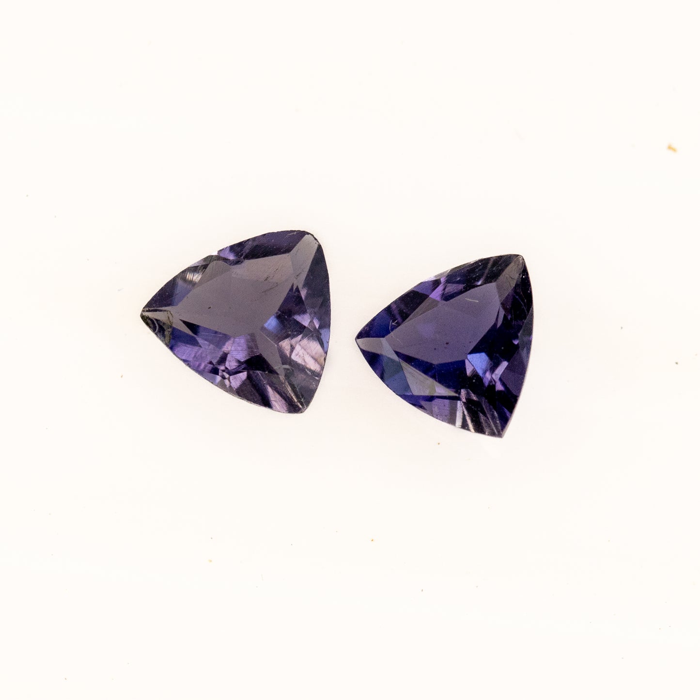 1.00ct Iolite Match Pair - Trillion Cut