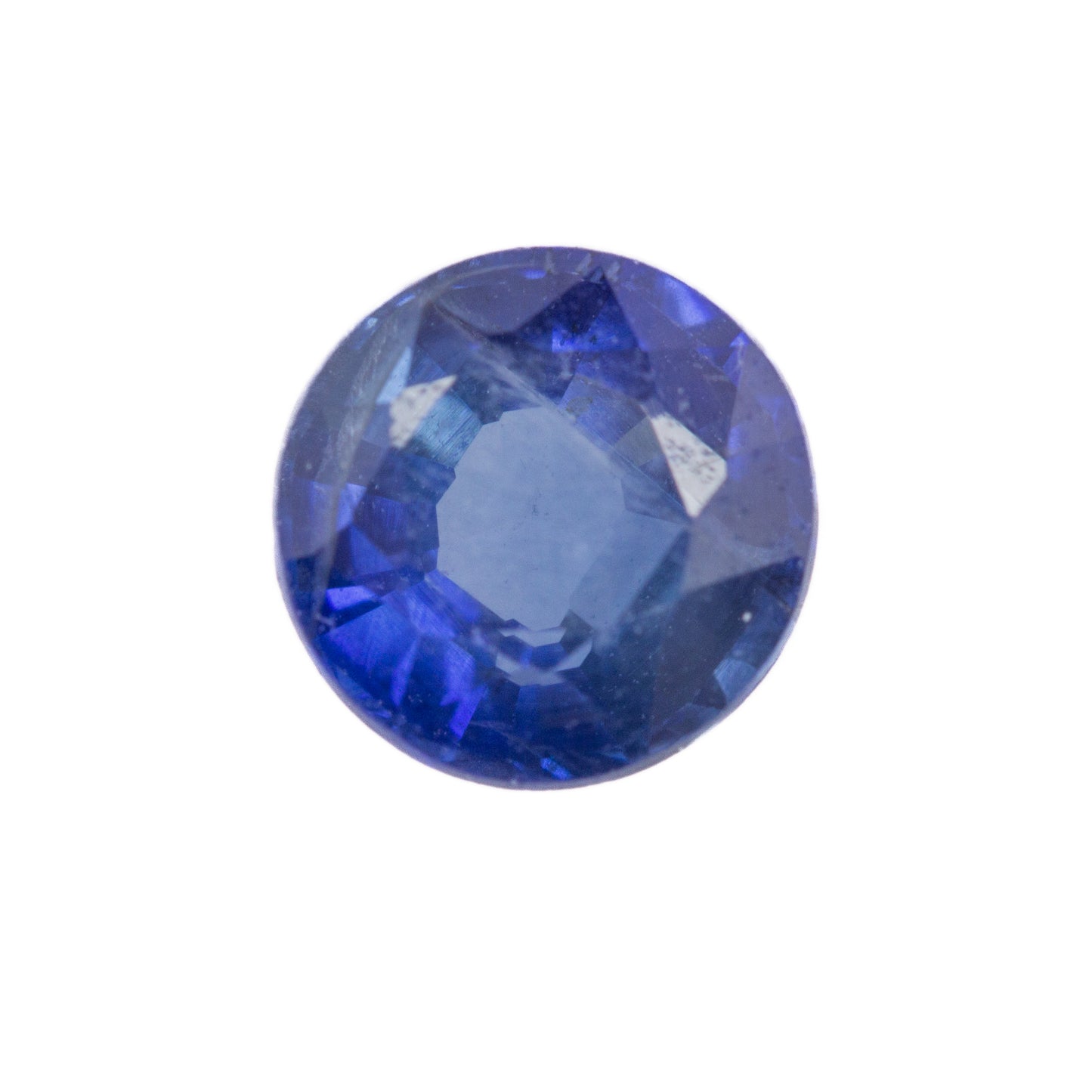 0.65ct Blue Sapphire - Round Cut