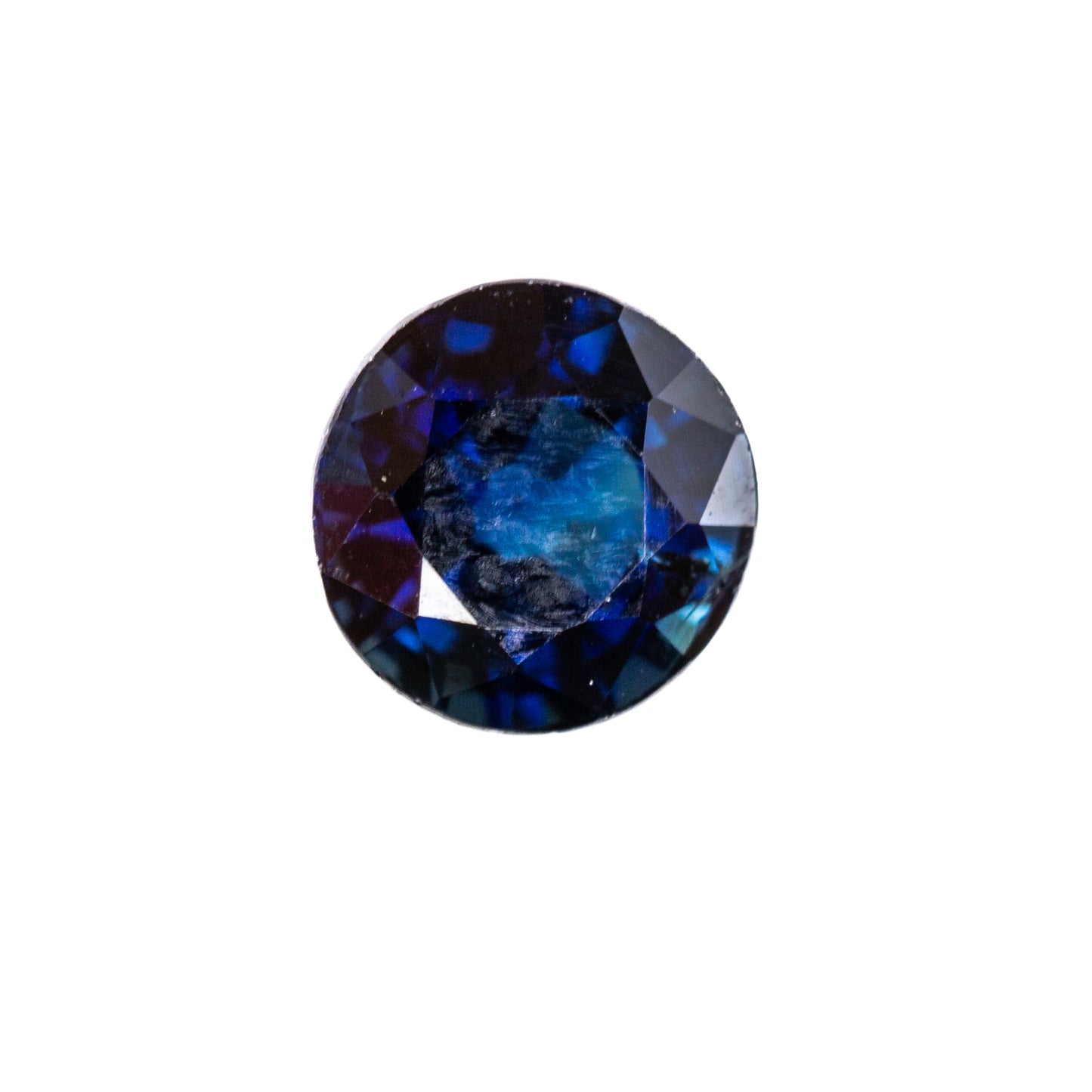 0.80ct Blue Sapphire - Round Cut