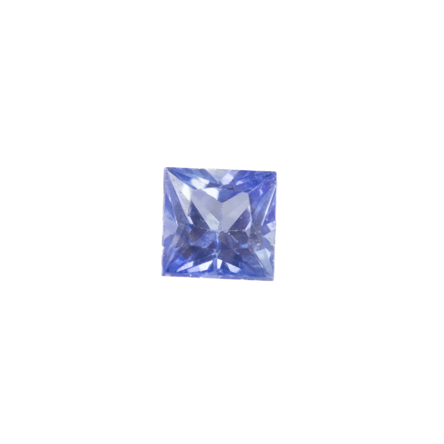 0.37ct Blue Sapphire - Princess Cut