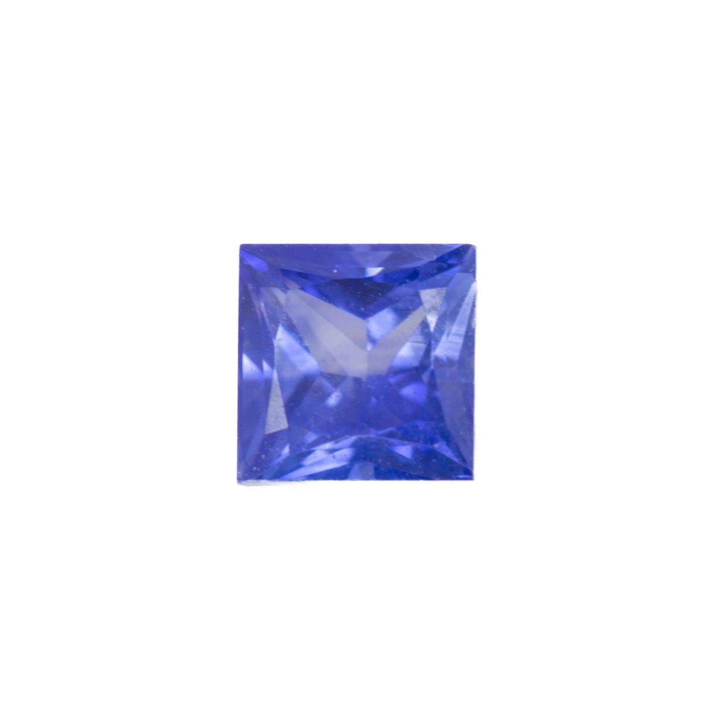 0.46ct Blue Sapphire - Princess Cut