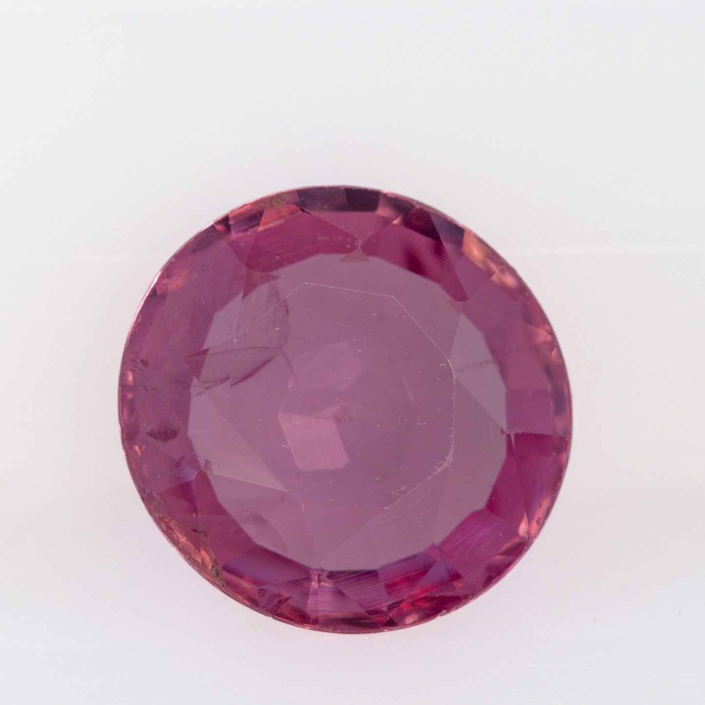 1.13ct Pink Sapphire - Round Cut (Certified)