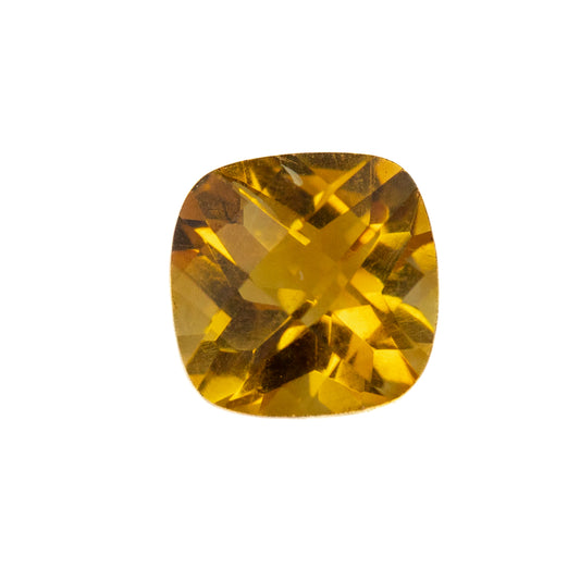 0.94ct Citrine - Cushion Cut (Checkered Top)