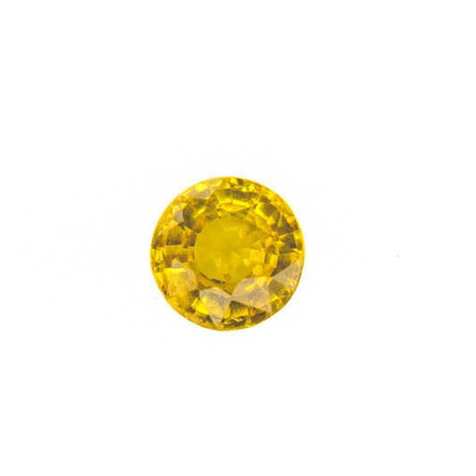 0.32ct Yellow Sappire - Round Cut