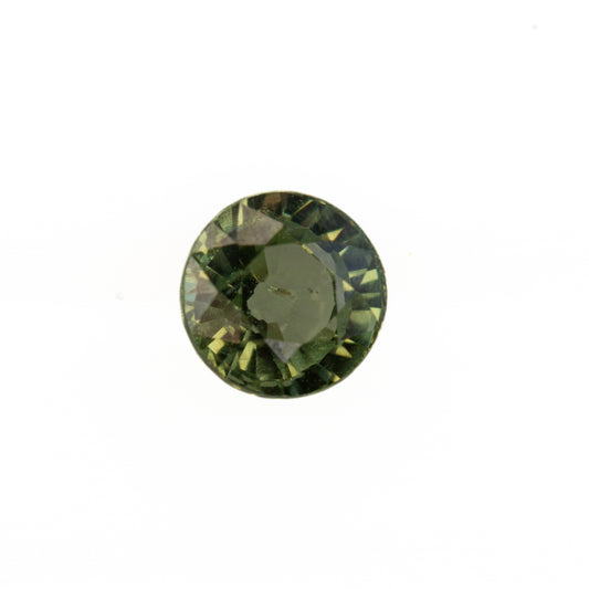 0.50ct Green Sappire - Round Cut