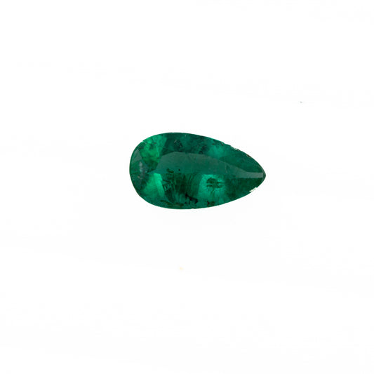 0.65ct Emerald - Pear Cut