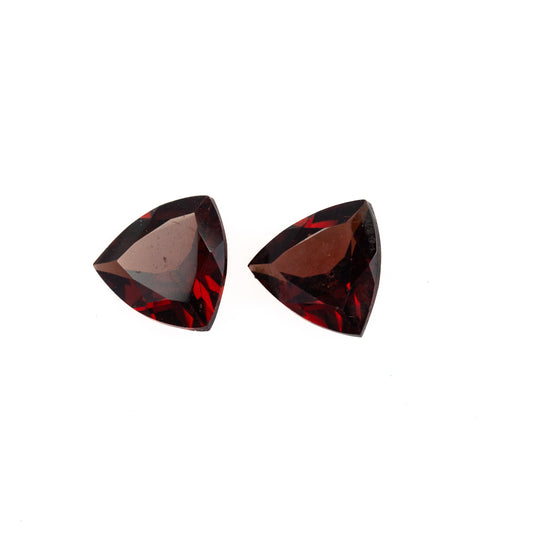 2.21ct Garnet Match Pair - Trillion Cut
