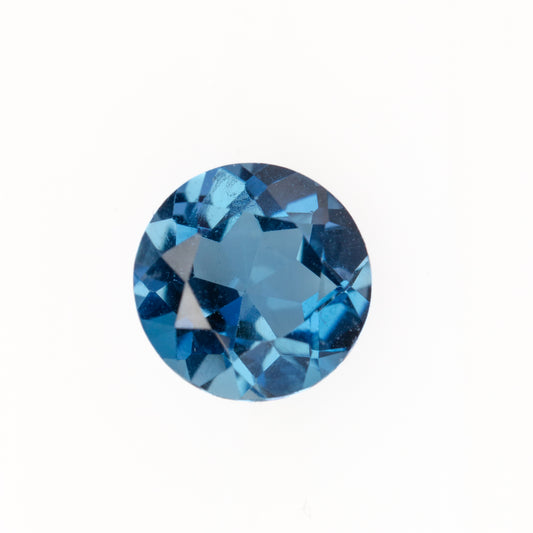 0.91ct London Blue Topaz - Round Cut