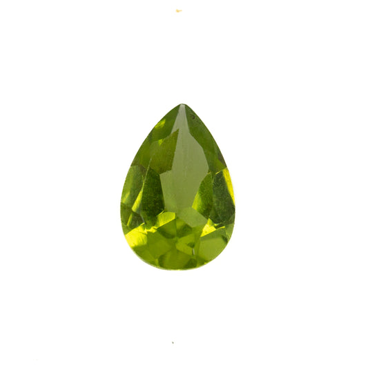 0.71ct Peridot - Pear Cut
