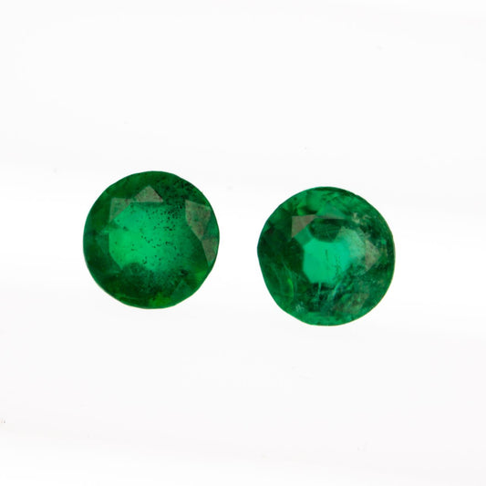 0.38ct Emerald Pair - Round Cut